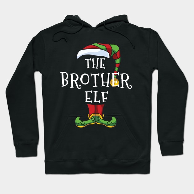 Brother Elf Family Matching Christmas Holiday Group Gift Pajama Hoodie by BeesTeez